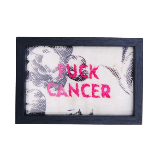Mini cadre Fuck Cancer